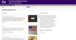 Desktop Screenshot of digital.sfasu.edu