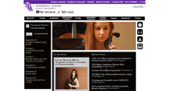 Desktop Screenshot of music.sfasu.edu